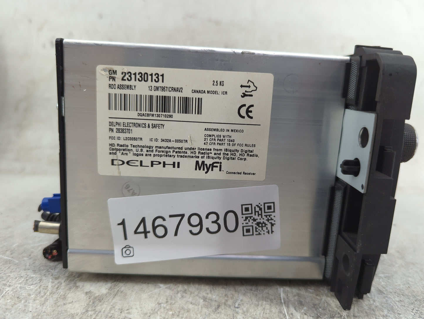 2013 Chevrolet Traverse Radio AM FM Cd Player Receiver Replacement P/N:23130131 28383701, L2C0050TR, 3432A-0050TR Fits OEM U