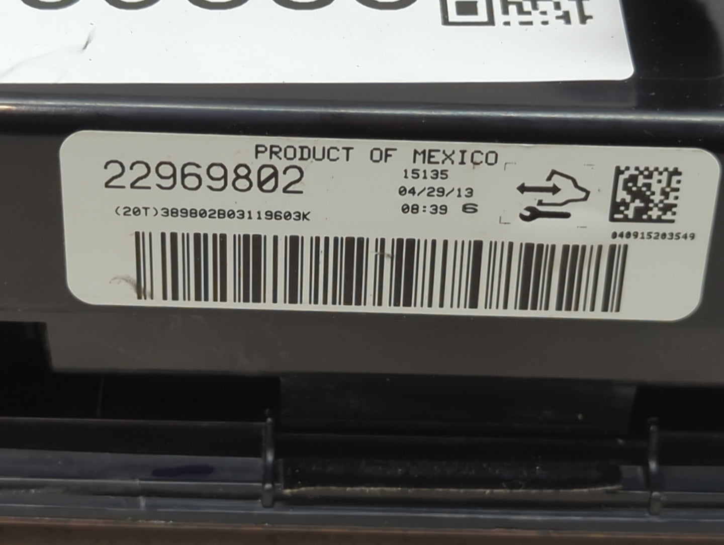 2013-2017 Chevrolet Traverse Climate Control Module Temperature AC/Heater Replacement P/N:22969802 Fits OEM Used Auto Parts 