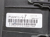 2013-2014 Chevrolet Traverse Fusebox Fuse Box Panel Relay Module P/N:22933347 22210024, 15129999 Fits Fits 2013 2014 OEM Use