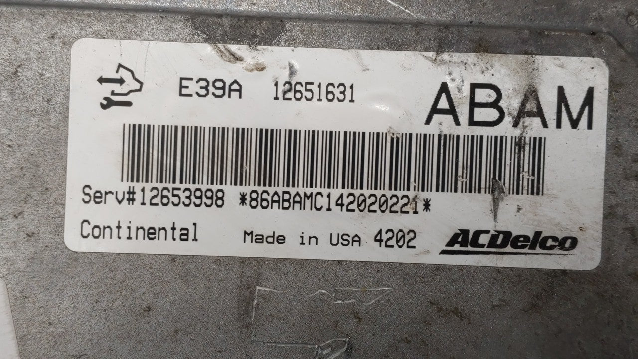 2013-2016 Chevrolet Traverse PCM Engine Control Computer ECU ECM PCU OEM P/N:12653998 12655476 Fits Fits 2013 2014 2015 2016