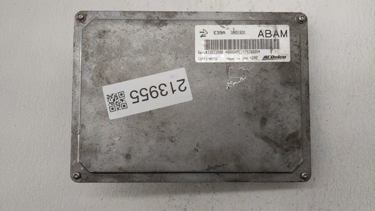 2013-2016 Chevrolet Traverse PCM Engine Control Computer ECU ECM PCU OEM P/N:12653998 12655476 Fits Fits 2013 2014 2015 2016