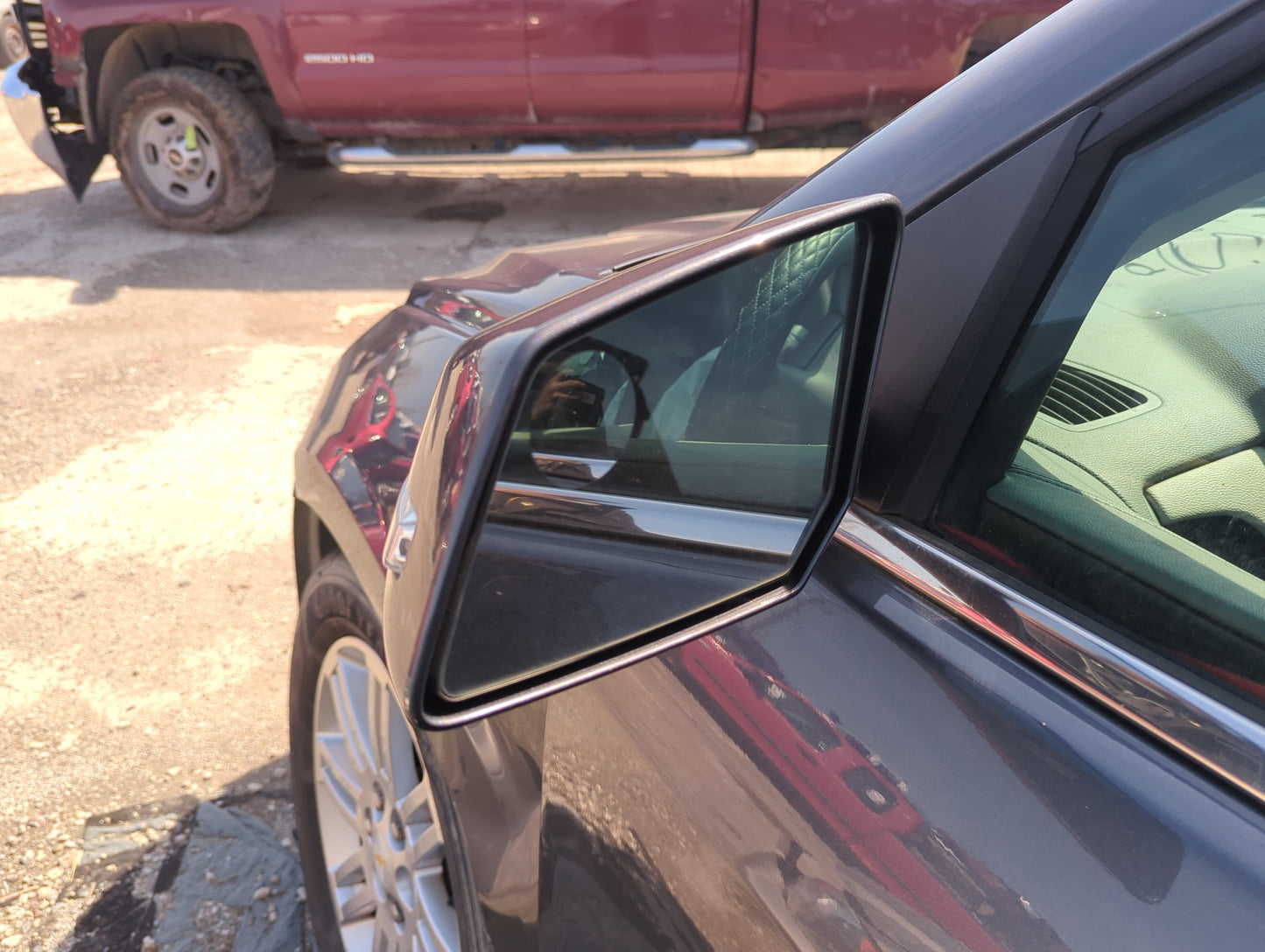 2013 Chevrolet Traverse Driver Side View Mirror - Left Door Mirror OEM Used - Oemusedautoparts1.com
