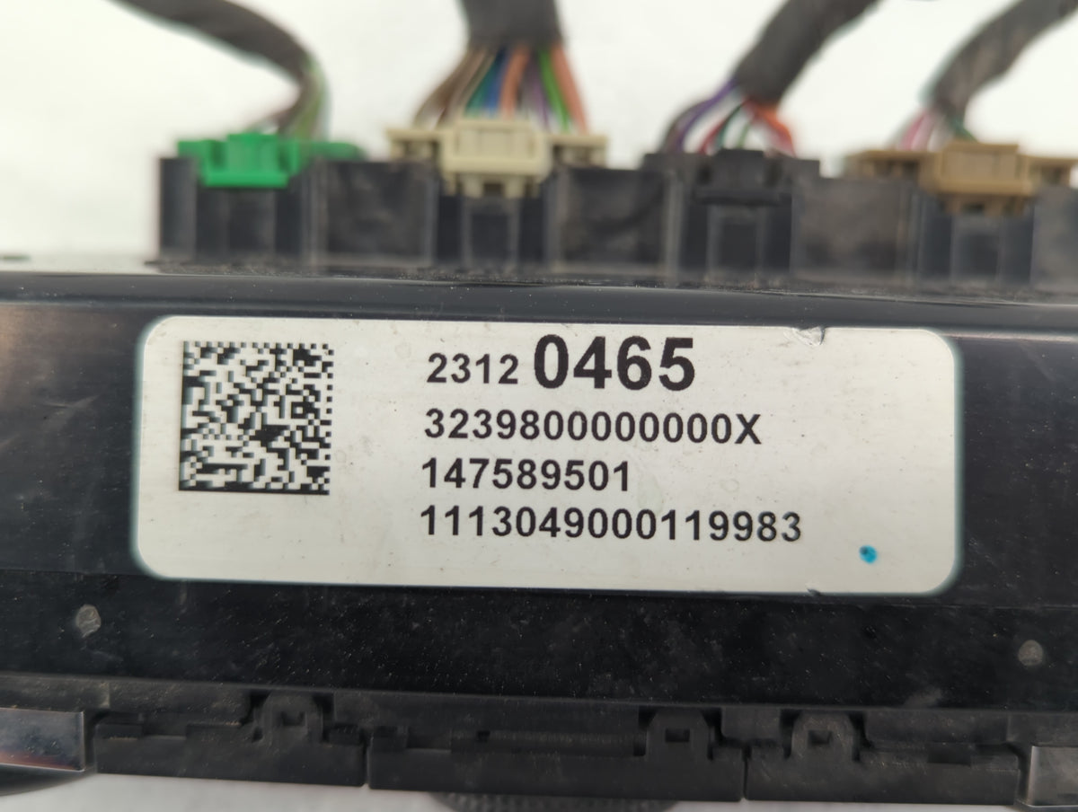 2013 Chevrolet Traverse Climate Control Module Temperature AC/Heater Replacement P/N:23120465 Fits Fits 2011 2012 OEM Used A