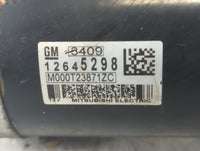2013 Chevrolet Traverse Car Starter Motor Solenoid OEM P/N:M000T23871ZC 12645298 Fits OEM Used Auto Parts - Oemusedautoparts