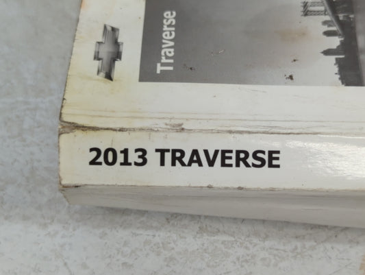 2013 Chevrolet Traverse Owners Manual Book Guide P/N:22744238 B OEM Used Auto Parts