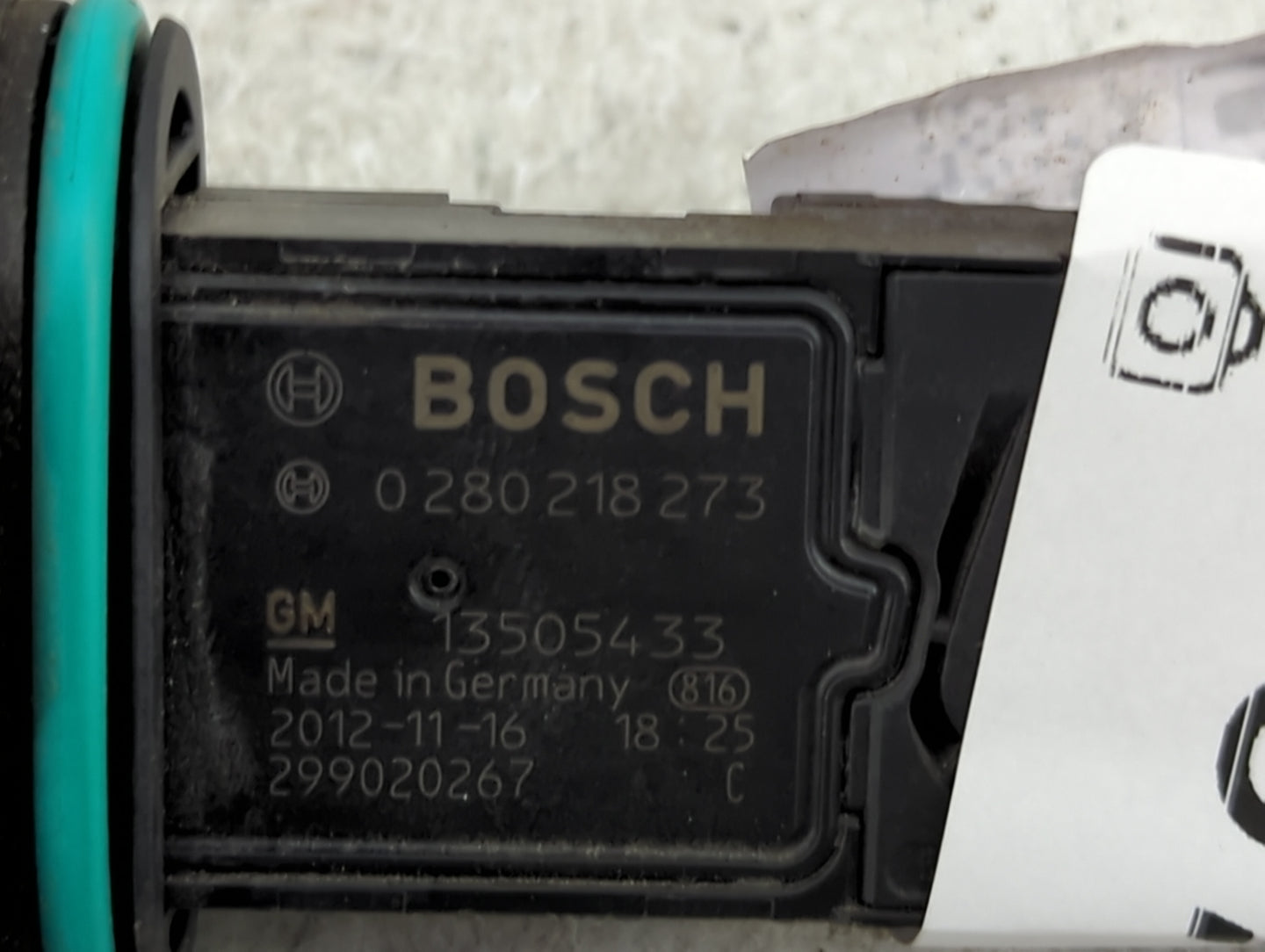 2013-2021 Chevrolet Trax Mass Air Flow Meter Maf 1487321 - Oemusedautoparts1.com