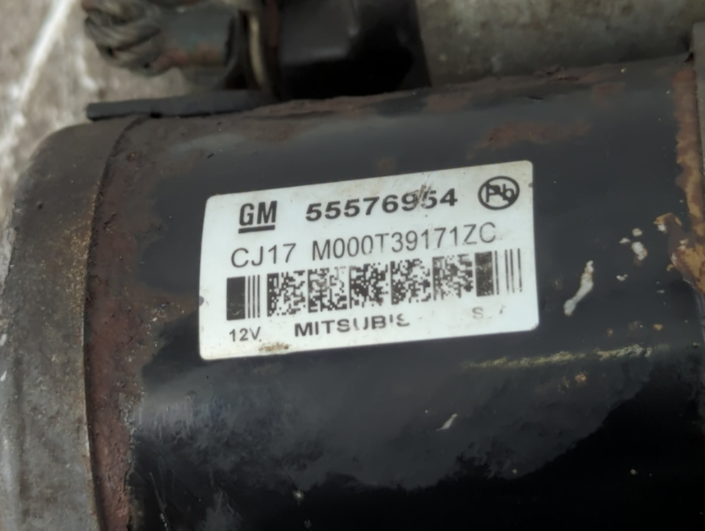 2013-2021 Chevrolet Trax Car Starter Motor Solenoid OEM P/N:55576954 Fits OEM Used Auto Parts - Oemusedautoparts1.com