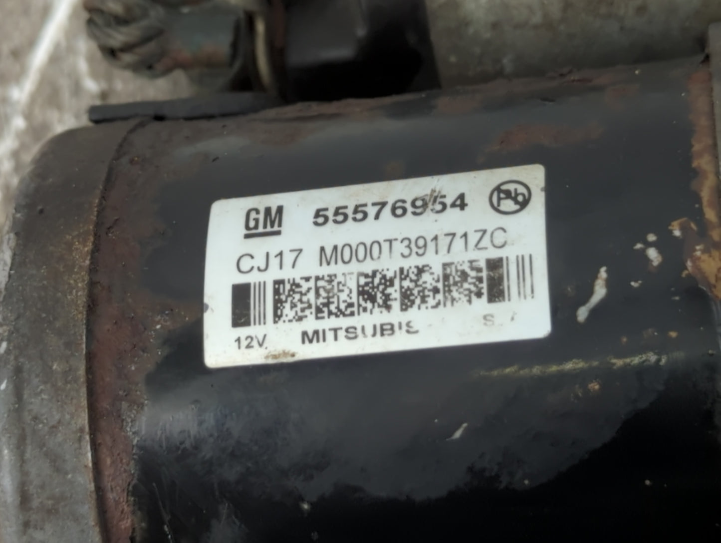 2013-2021 Chevrolet Trax Car Starter Motor Solenoid OEM P/N:55576954 Fits OEM Used Auto Parts - Oemusedautoparts1.com