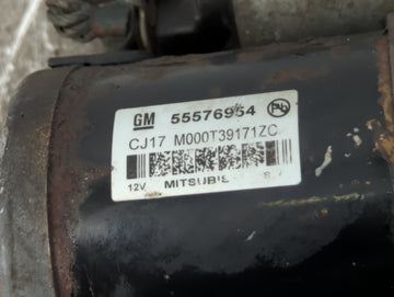 2013-2021 Chevrolet Trax Car Starter Motor Solenoid OEM P/N:55576954 Fits OEM Used Auto Parts