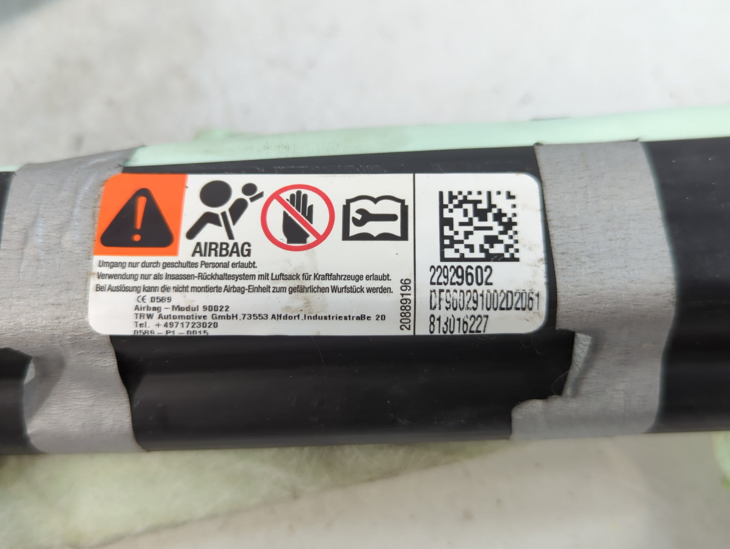 2013-2015 Chevrolet Volt Passenger Curtain Air Bag Oem - Oemusedautoparts1.com