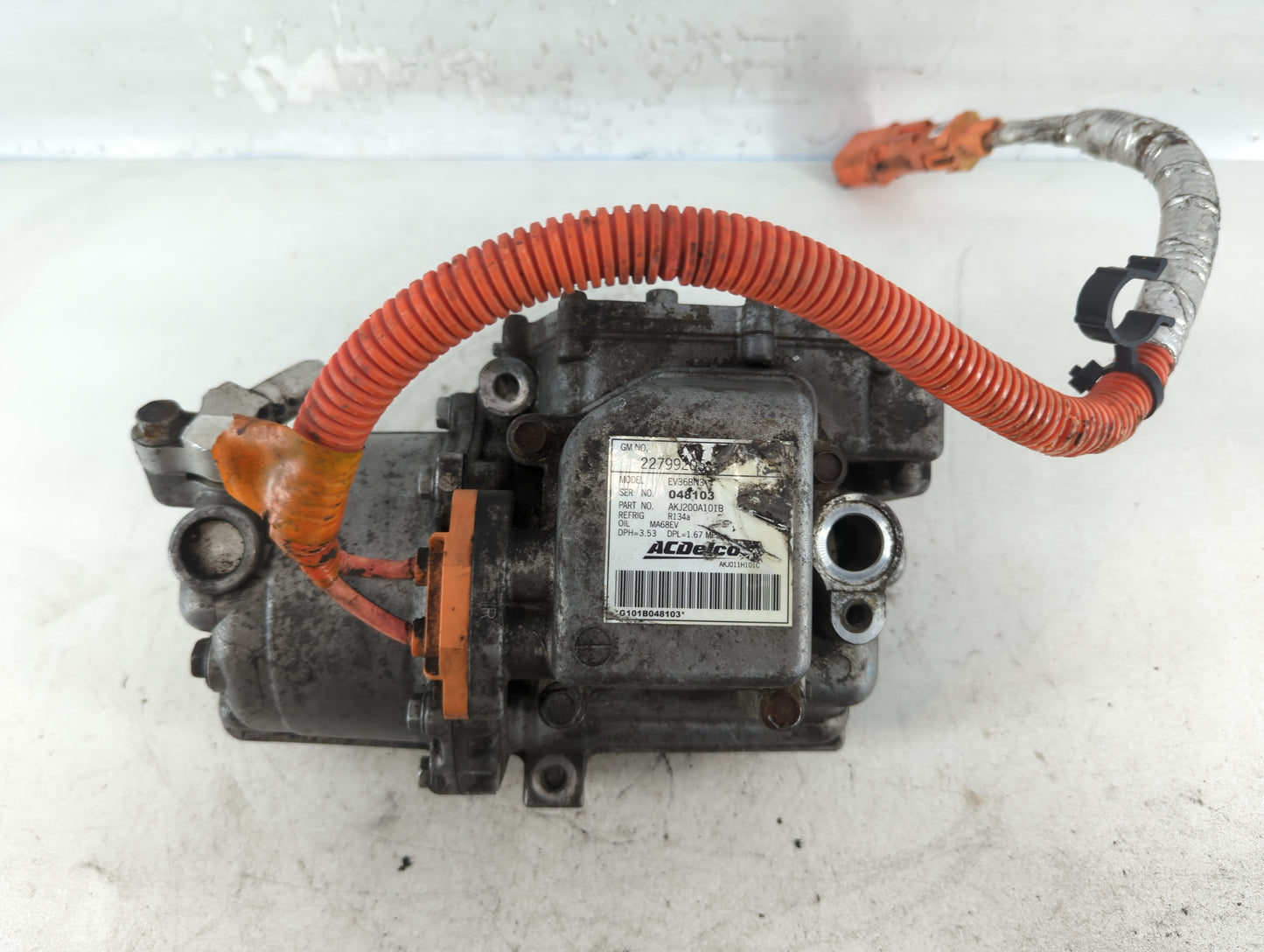2011-2015 Chevrolet Volt Air Conditioning A/c Ac Compressor Oem - Oemusedautoparts1.com