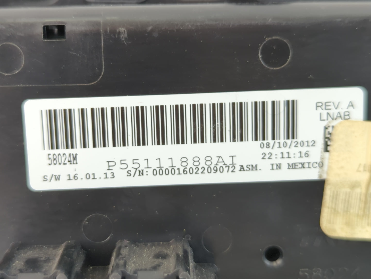 2011-2014 Chrysler 200 Climate Control Module Temperature AC/Heater Replacement P/N:P55111888AI Fits Fits 2010 2011 2012 201