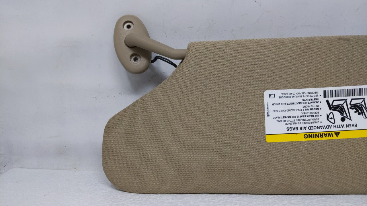 2011-2014 Chrysler 200 Sun Visor Shade Replacement Passenger Right Mirror Fits Fits 2011 2012 2013 2014 OEM Used Auto Parts 