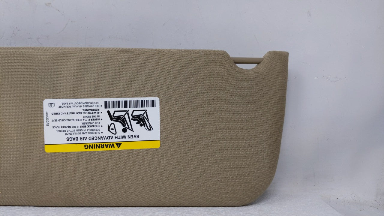 2011-2014 Chrysler 200 Sun Visor Shade Replacement Passenger Right Mirror Fits Fits 2011 2012 2013 2014 OEM Used Auto Parts 