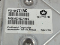 2013 Chrysler 200 PCM Engine Control Computer ECU ECM PCU OEM P/N:P05150724AC Fits OEM Used Auto Parts - Oemusedautoparts1.c