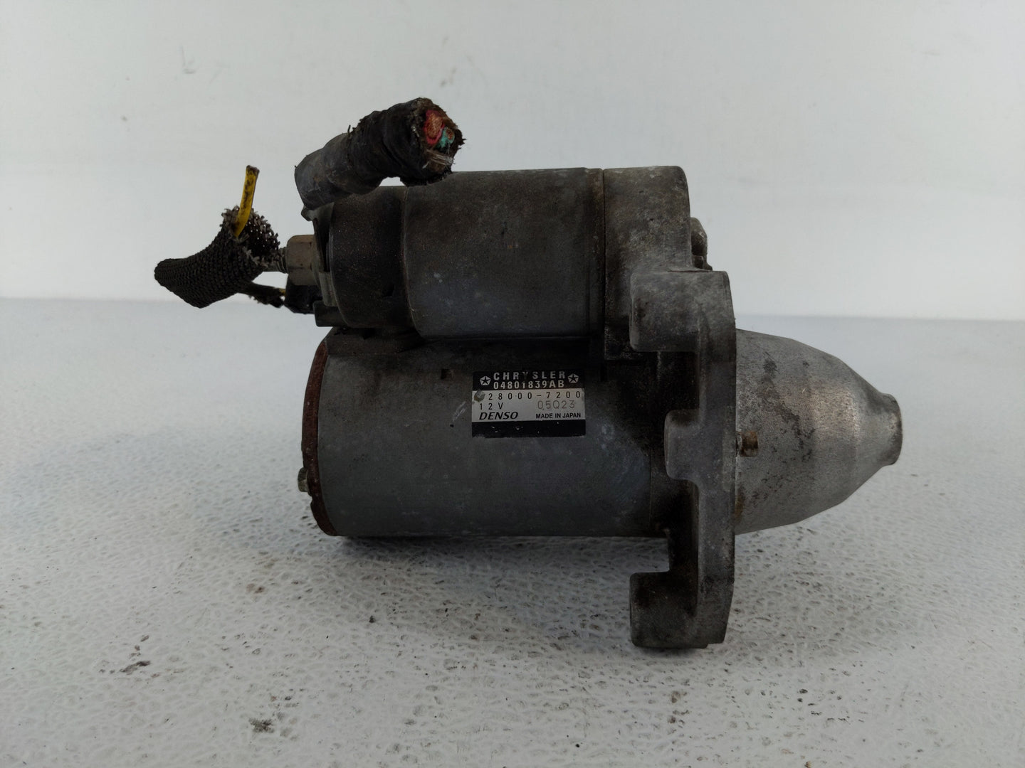 2011-2014 Chrysler 200 Car Starter Motor Solenoid OEM P/N:428000-7200 04801839AB Fits Fits 2011 2012 2013 2014 OEM Used Auto