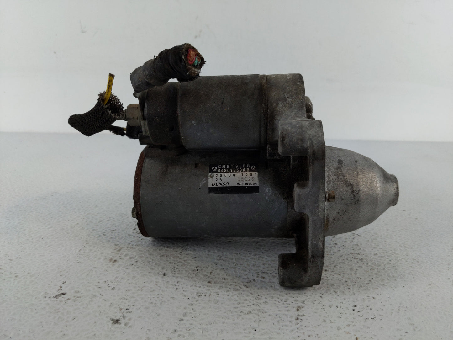 2011-2014 Chrysler 200 Car Starter Motor Solenoid OEM P/N:428000-7200 04801839AB Fits Fits 2011 2012 2013 2014 OEM Used Auto