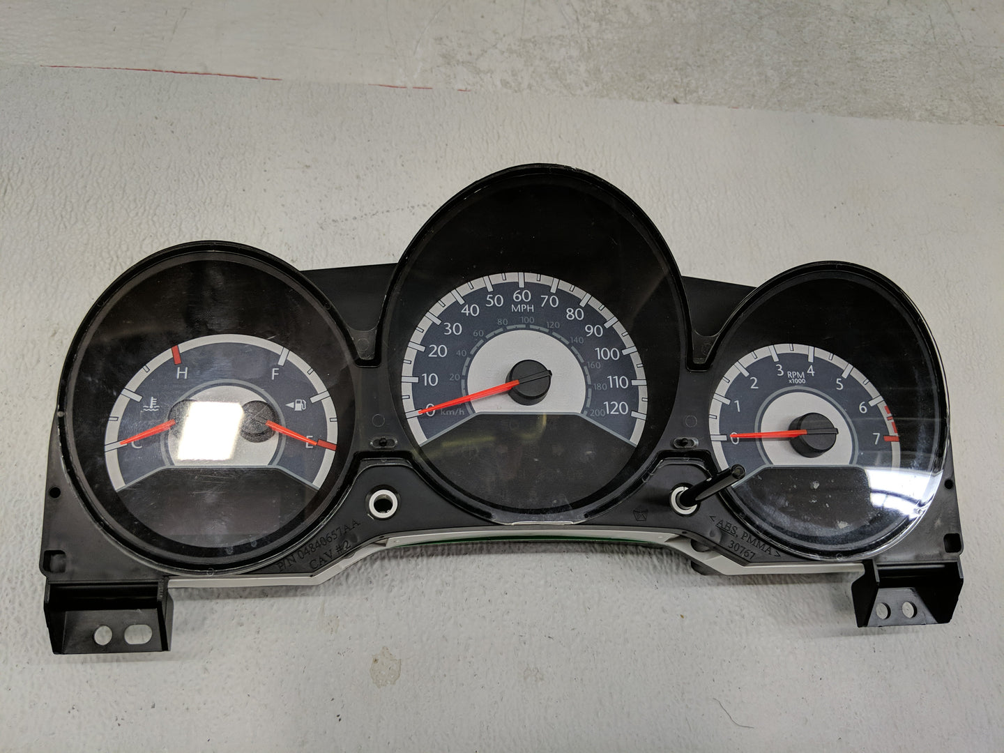 2011-2014 Chrysler 200 Instrument Cluster Speedometer Gauges P/N:A2C81796600 04840659AA, P56046514AH Fits Fits 2011 2012 201
