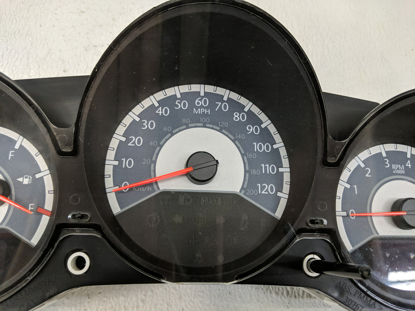 2011-2014 Chrysler 200 Instrument Cluster Speedometer Gauges P/N:A2C81796600 04840659AA, P56046514AH Fits Fits 2011 2012 201