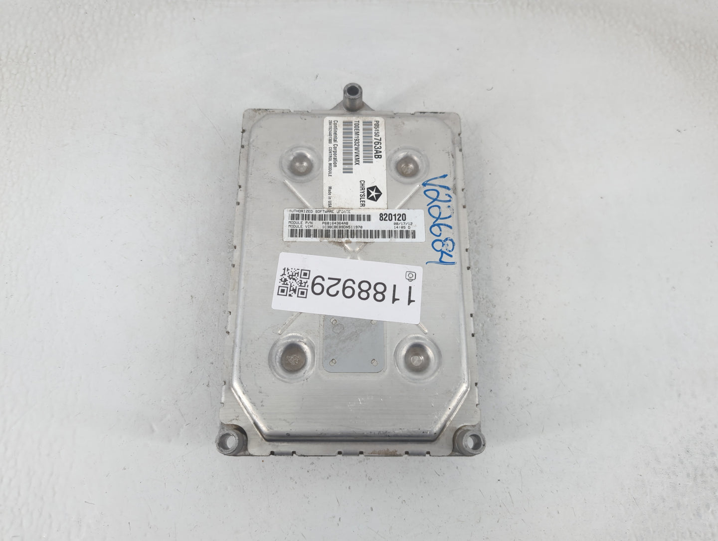 2013 Chrysler 200 PCM Engine Control Computer ECU ECM PCU OEM P/N:P05150763AB Fits OEM Used Auto Parts - Oemusedautoparts1.c