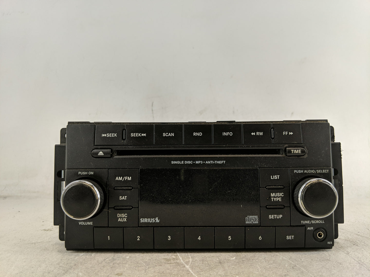 2013-2014 Chrysler 200 Radio AM FM Cd Player Receiver Replacement P/N:P05091163AB Fits Fits 2013 2014 OEM Used Auto Parts - 