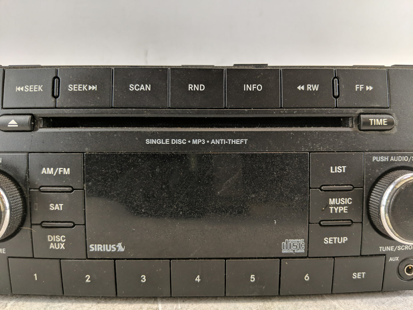 2013-2014 Chrysler 200 Radio AM FM Cd Player Receiver Replacement P/N:P05091163AB Fits Fits 2013 2014 OEM Used Auto Parts - 
