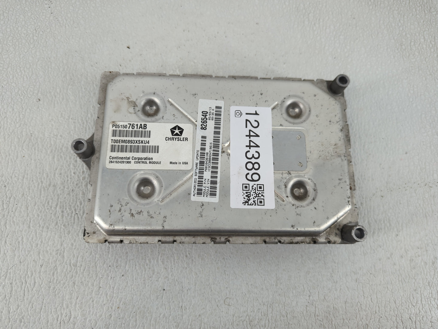 2013 Chrysler 200 PCM Engine Control Computer ECU ECM PCU OEM P/N:P05150761AB Fits OEM Used Auto Parts - Oemusedautoparts1.c