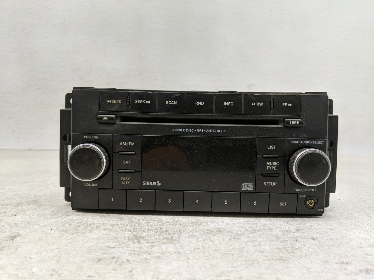 2013-2014 Chrysler 200 Radio AM FM Cd Player Receiver Replacement P/N:P05091163AC Fits Fits 2013 2014 OEM Used Auto Parts - 