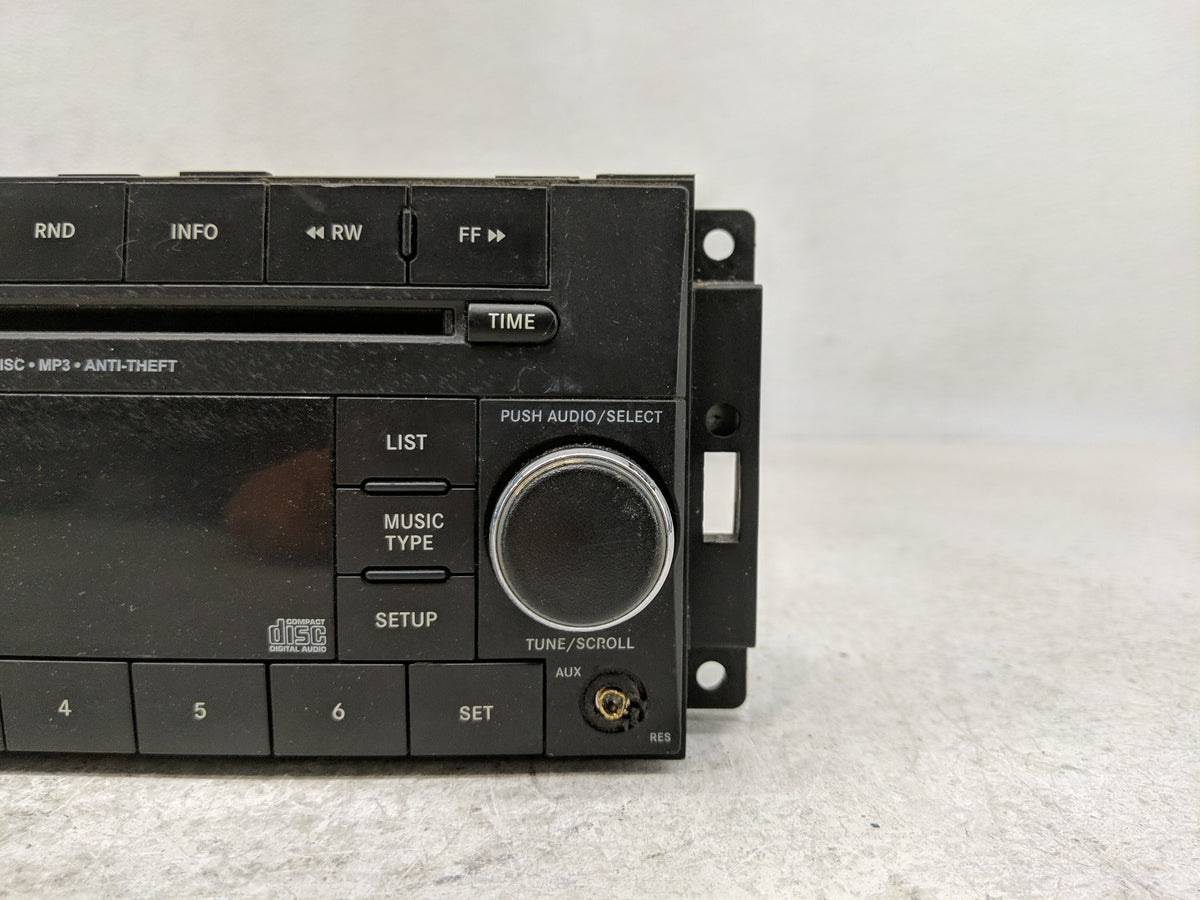 2013-2014 Chrysler 200 Radio AM FM Cd Player Receiver Replacement P/N:P05091163AC Fits Fits 2013 2014 OEM Used Auto Parts - 