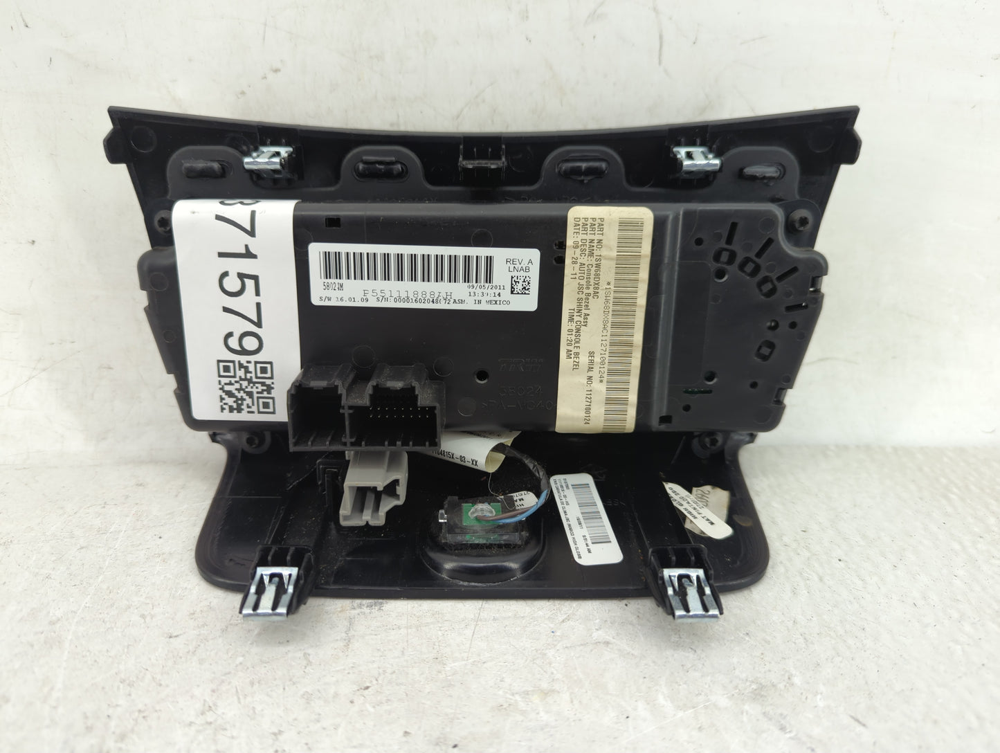 2011-2014 Chrysler 200 Climate Control Module Temperature AC/Heater Replacement P/N:P55111888AH Fits OEM Used Auto Parts - O
