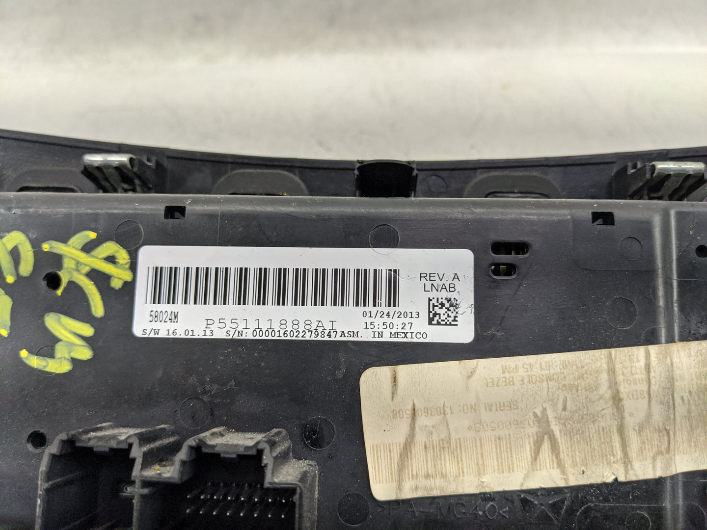 2011-2014 Chrysler 200 Climate Control Module Temperature AC/Heater Replacement P/N:55111888SI Fits Fits 2010 2011 2012 2013