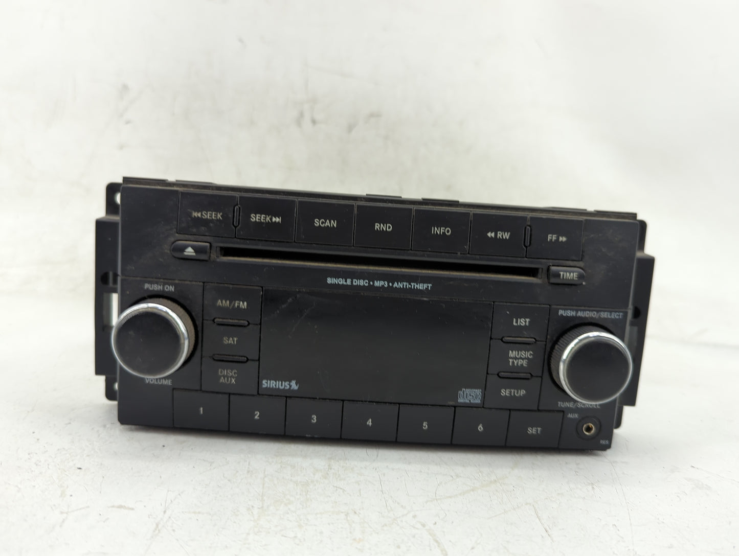 2013-2014 Chrysler 200 Radio AM FM Cd Player Receiver Replacement P/N:P05091163AC Fits Fits 2013 2014 OEM Used Auto Parts - 