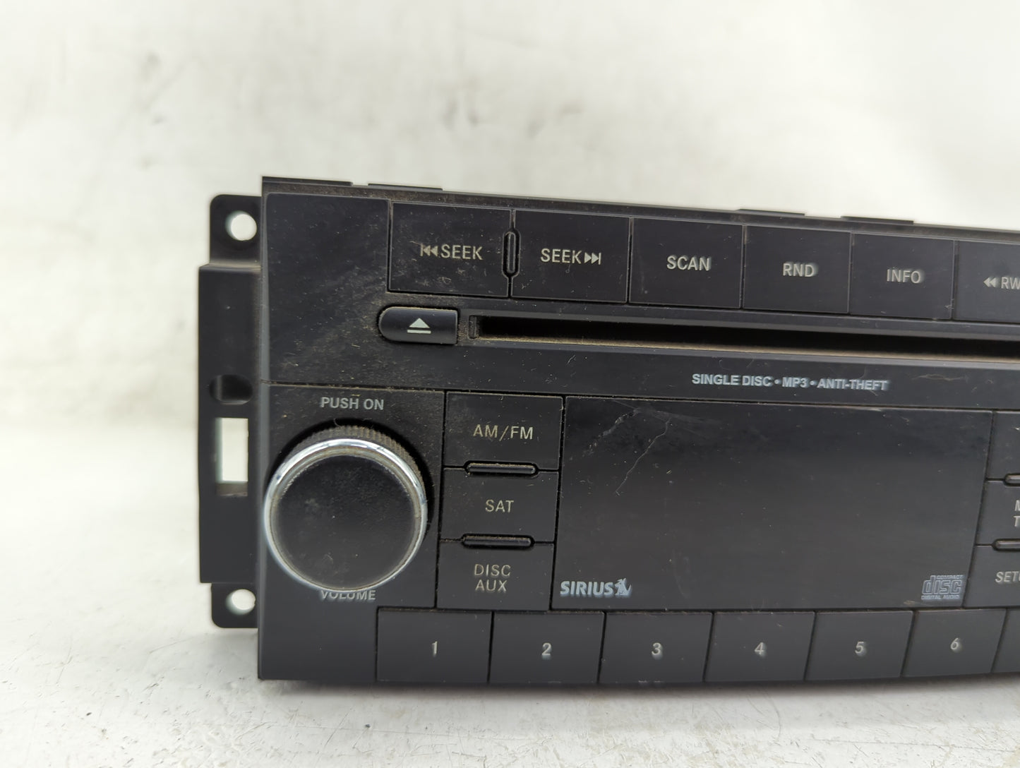 2013-2014 Chrysler 200 Radio AM FM Cd Player Receiver Replacement P/N:P05091163AC Fits Fits 2013 2014 OEM Used Auto Parts - 