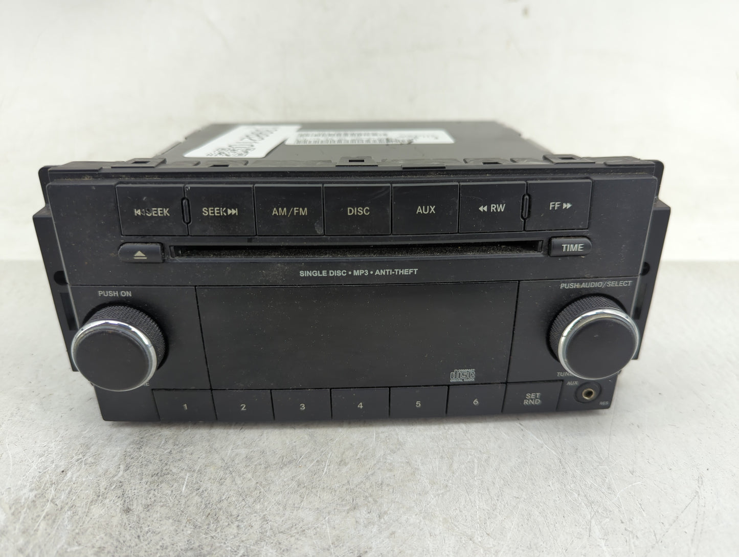 2013-2014 Chrysler 200 Radio AM FM Cd Player Receiver Replacement P/N:P05091195AC Fits Fits 2013 2014 OEM Used Auto Parts - 
