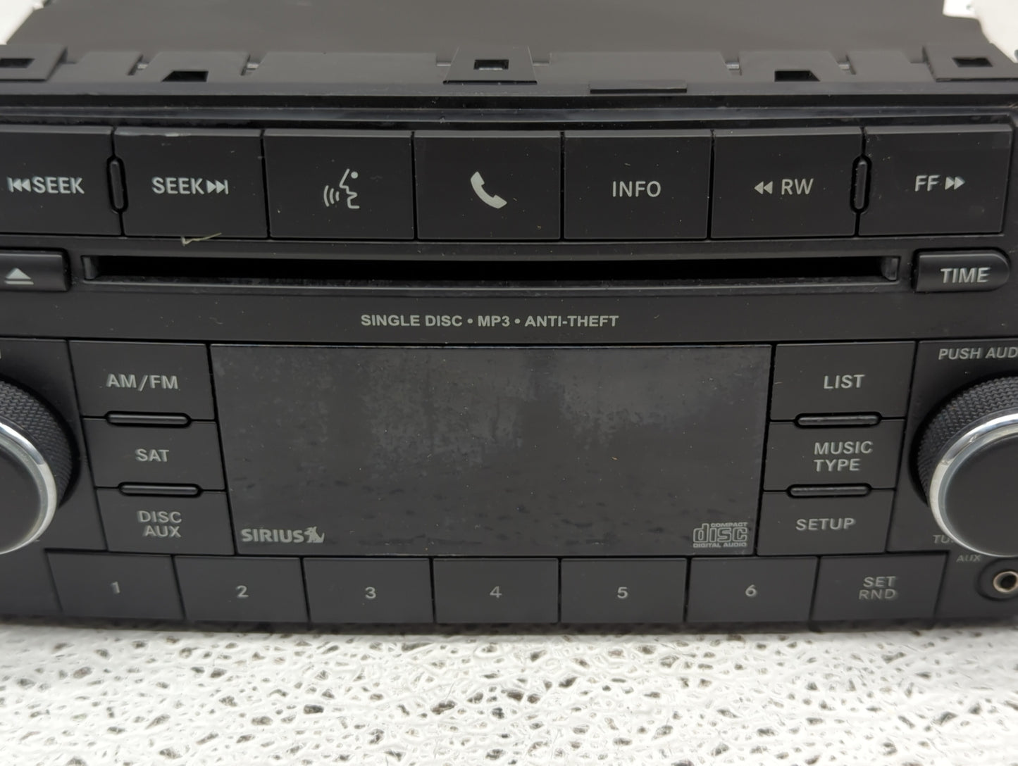 2013-2014 Chrysler 200 Radio AM FM Cd Player Receiver Replacement P/N:P05091197AB Fits Fits 2013 2014 2015 2016 2017 OEM Use