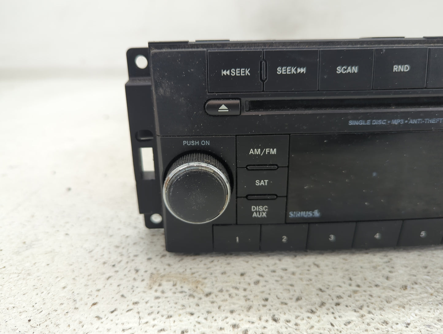 2013-2014 Chrysler 200 Radio AM FM Cd Player Receiver Replacement P/N:P05091163AB Fits Fits 2013 2014 OEM Used Auto Parts - 