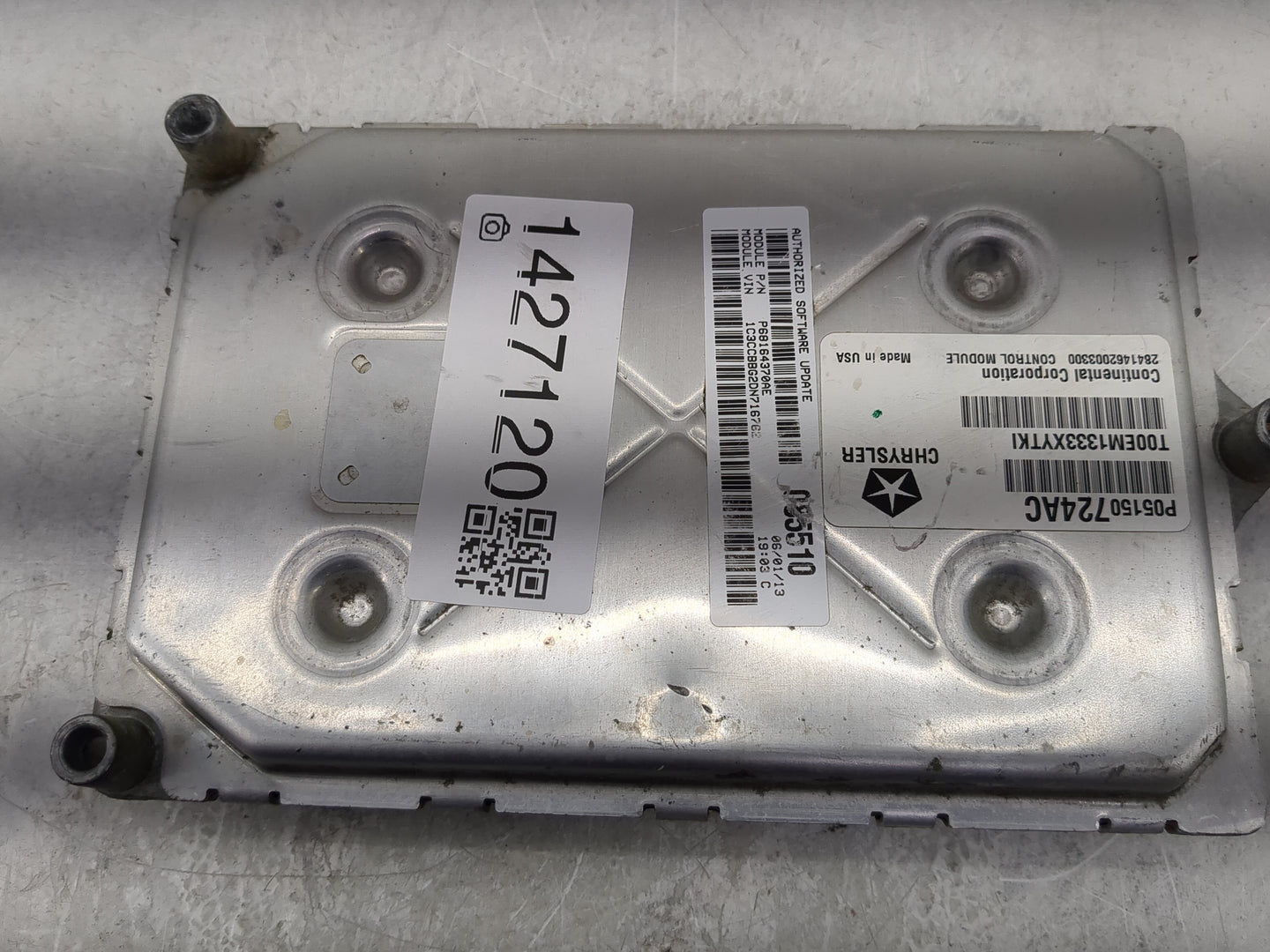 2013 Chrysler 200 PCM Engine Control Computer ECU ECM PCU OEM P/N:P05150724AC P68164370AE Fits OEM Used Auto Parts - Oemused