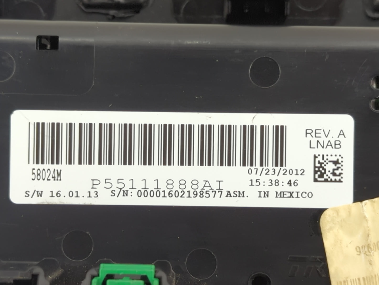 2011-2014 Chrysler 200 Climate Control Module Temperature AC/Heater Replacement P/N:P55111888AI Fits OEM Used Auto Parts - O