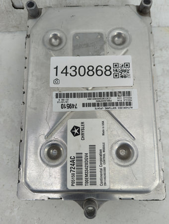 compare product 2013 Chrysler 200 PCM Engine Control Computer ECU ECM PCU OEM P/N:P05150724AC T00EM3342XDGV4, P68164370AD Fits OEM Used Auto Parts