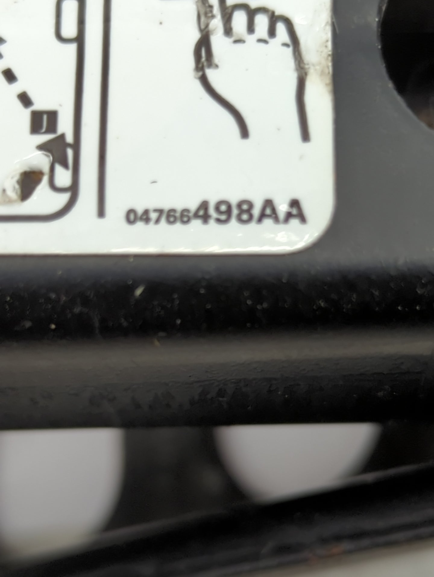 2013 Chrysler 200 Spare Scissor Car Jack 1431713 - Oemusedautoparts1.com