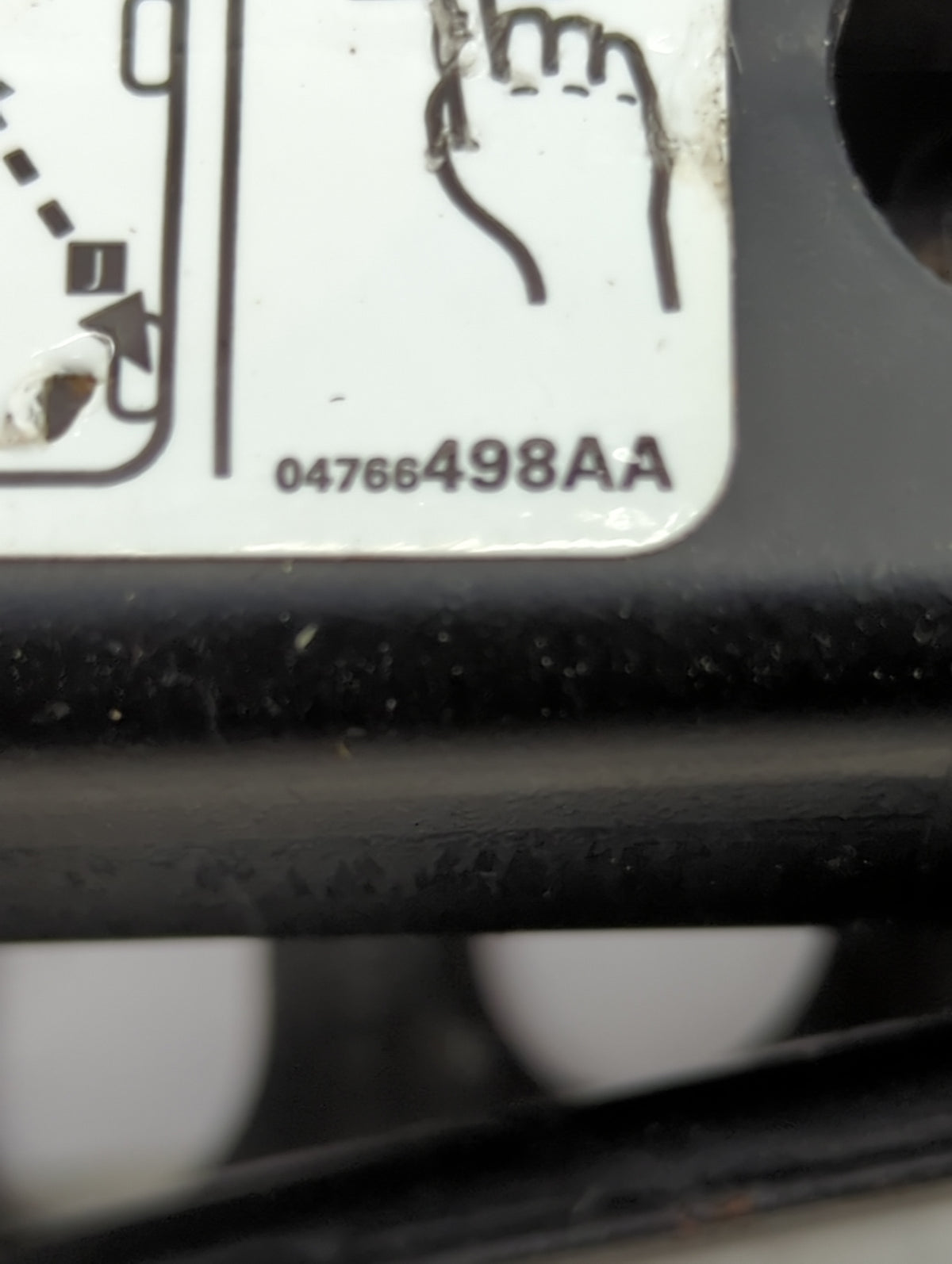 2013 Chrysler 200 Spare Scissor Car Jack 1431713 - Oemusedautoparts1.com