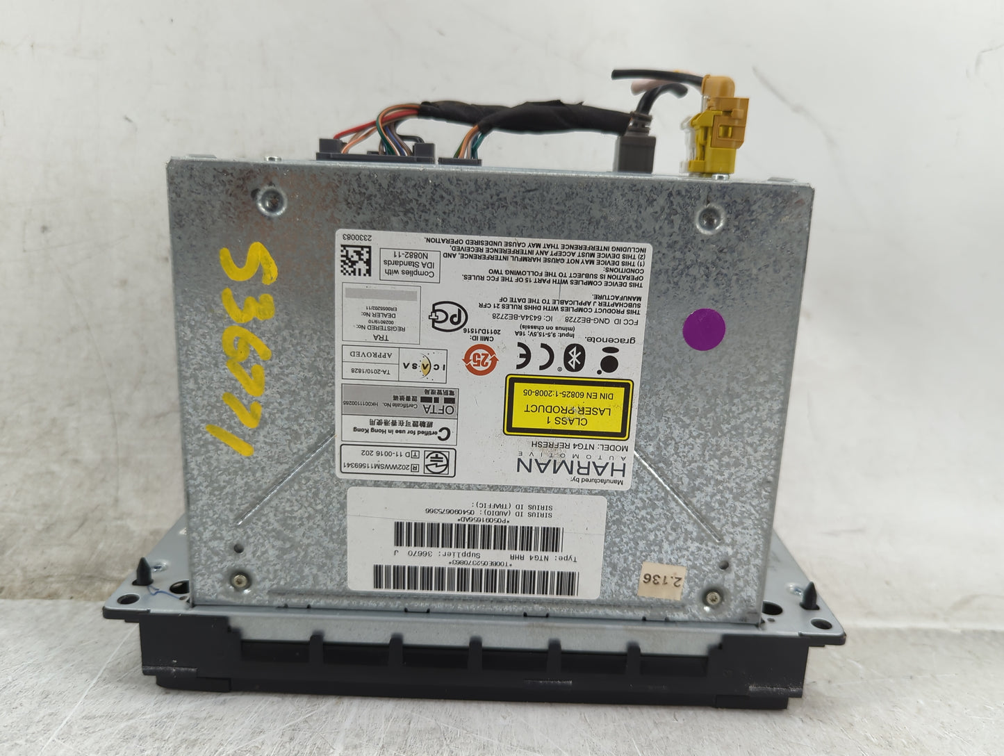 2011-2013 Chrysler 200 Radio AM FM Cd Player Receiver Replacement P/N:P05091656AD QNG-BE2728 Fits Fits 2011 2013 2014 OEM Us