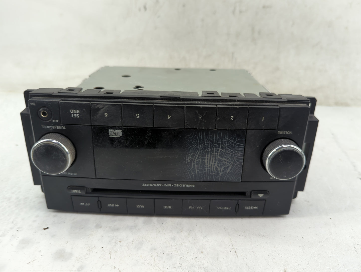 2012-2014 Chrysler 200 Radio AM FM Cd Player Receiver Replacement P/N:P05091195AC SPNP05091195AC Fits OEM Used Auto Parts - 