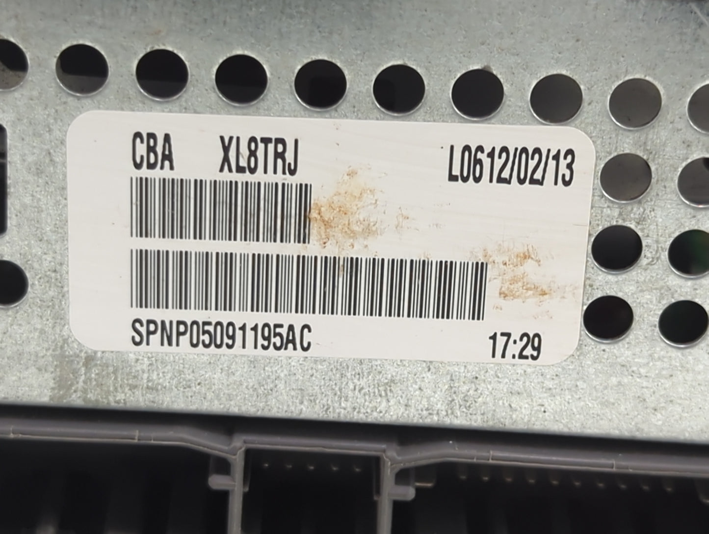 2012-2014 Chrysler 200 Radio AM FM Cd Player Receiver Replacement P/N:P05091195AC SPNP05091195AC Fits OEM Used Auto Parts - 