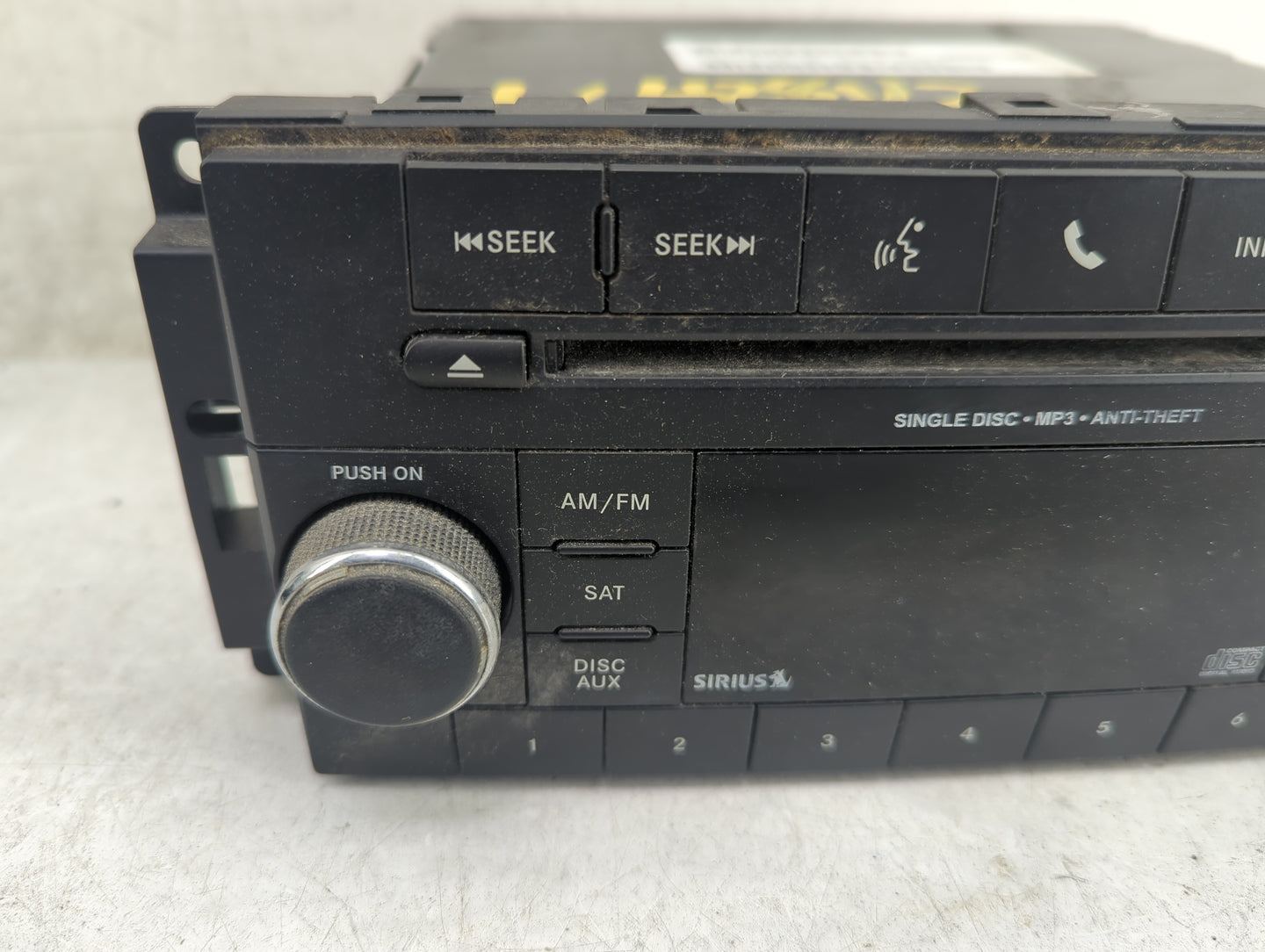 2013-2014 Chrysler 200 Radio AM FM Cd Player Receiver Replacement P/N:P05091197AC SPNP05091197AC Fits Fits 2013 2014 OEM Use