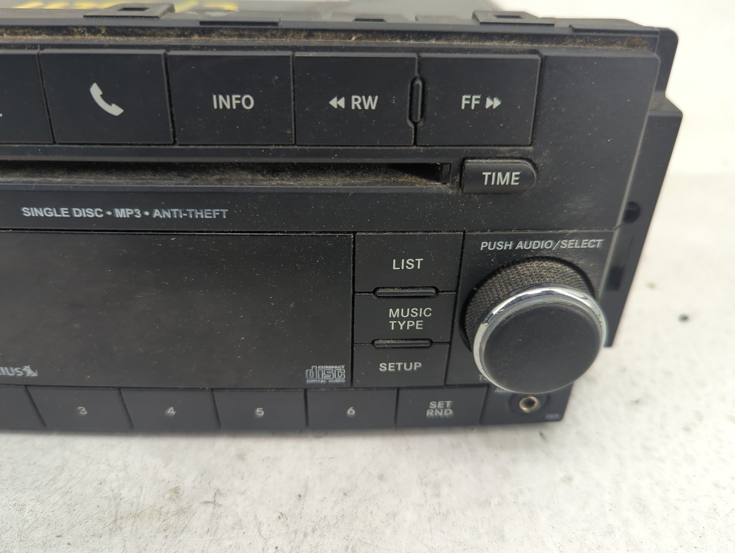 2013-2014 Chrysler 200 Radio AM FM Cd Player Receiver Replacement P/N:P05091197AC SPNP05091197AC Fits Fits 2013 2014 OEM Use