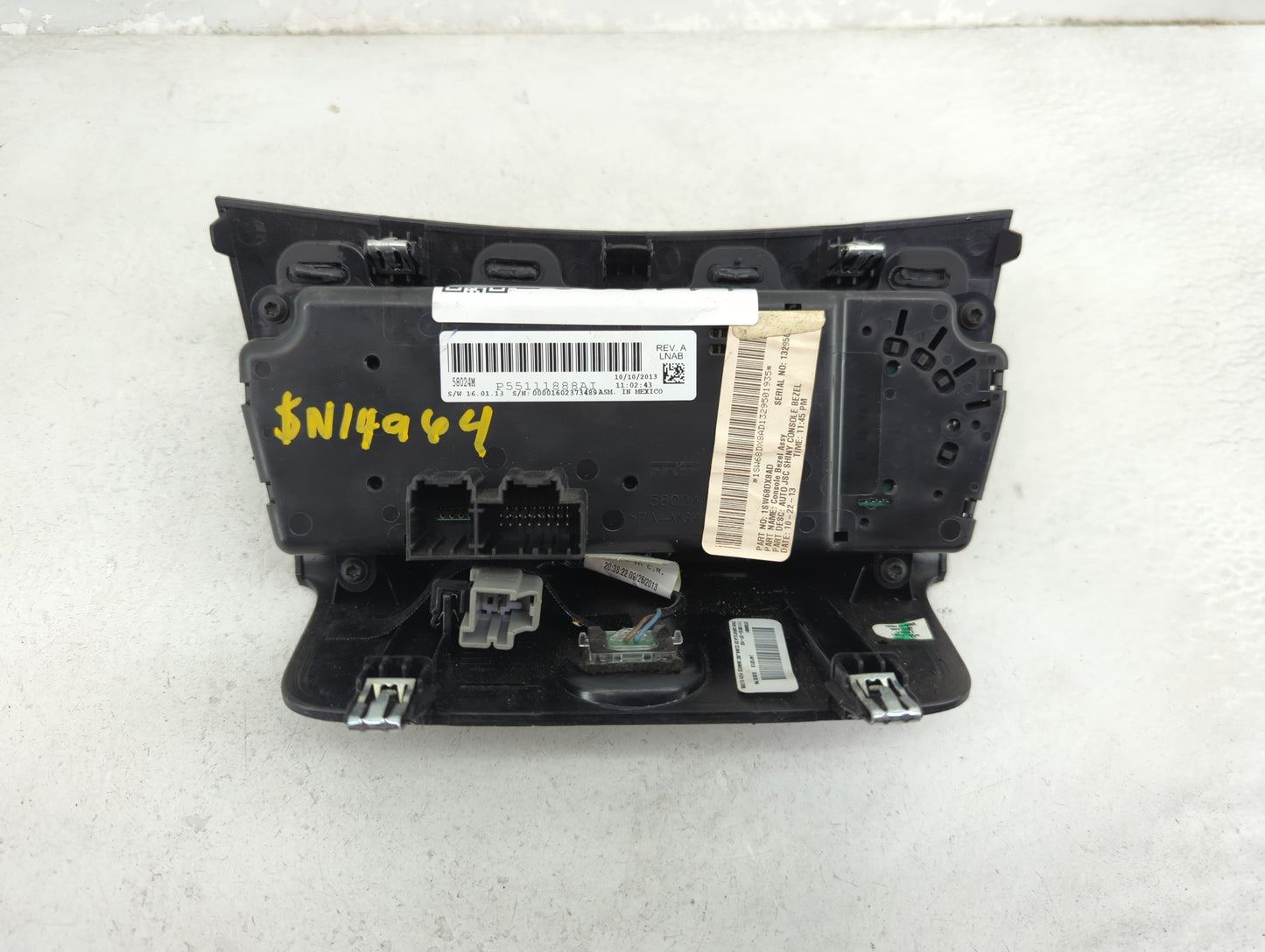 2011-2014 Chrysler 200 Climate Control Module Temperature AC/Heater Replacement P/N:P55111888AI 55111888AI Fits OEM Used Aut