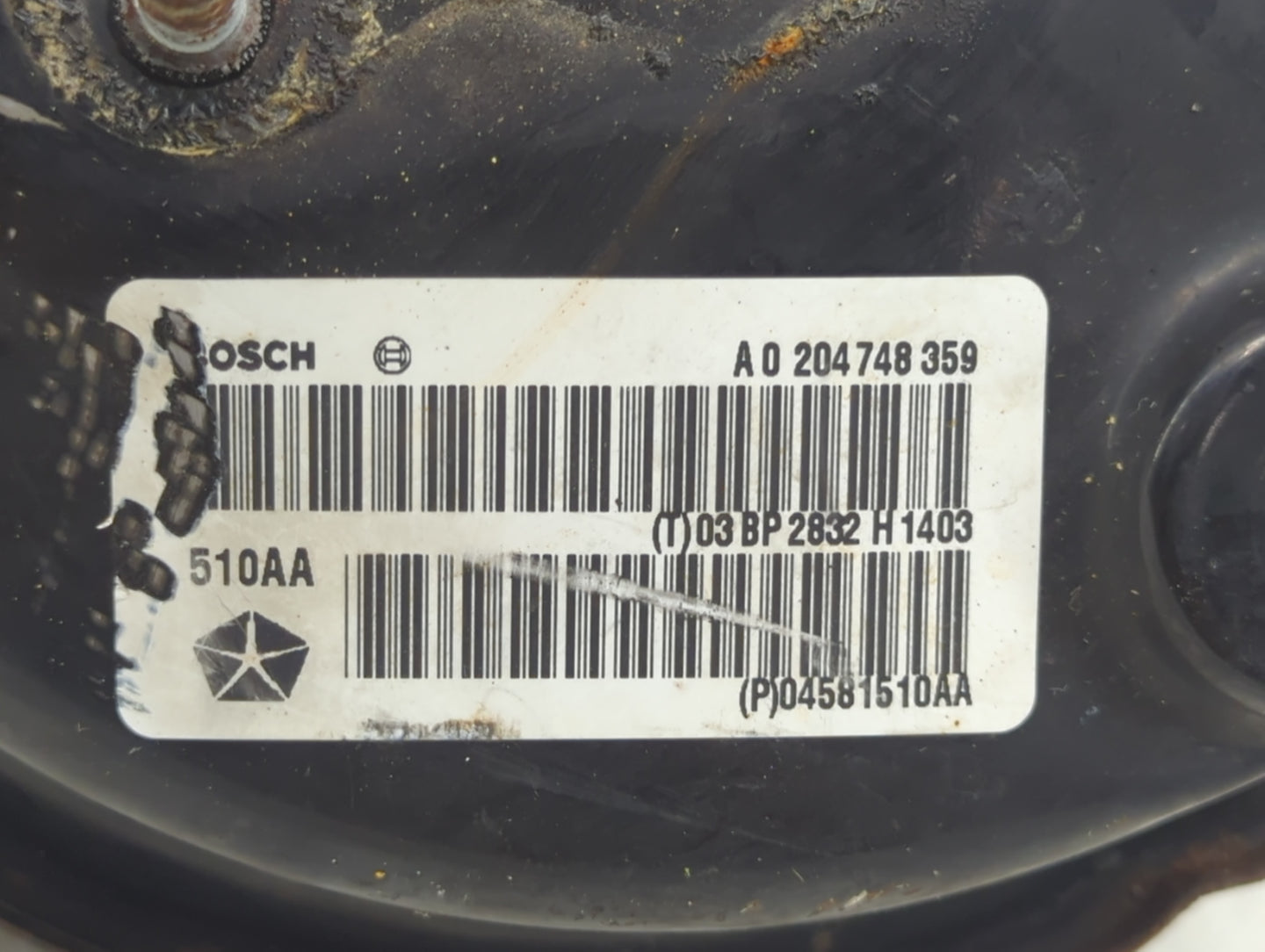 2011-2014 Chrysler 200 Power Brake Booster Oem 1451779 - Oemusedautoparts1.com