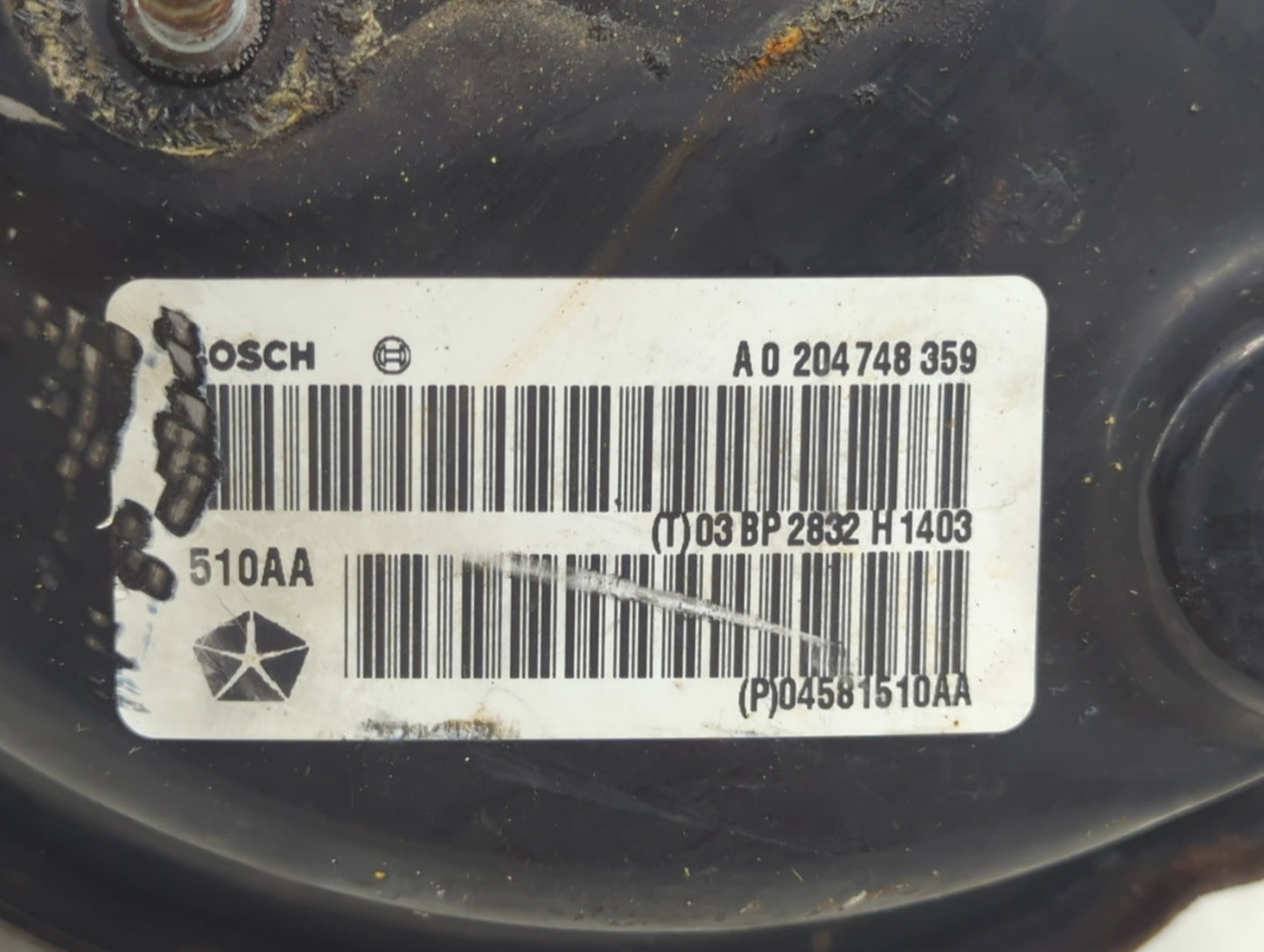 2011-2014 Chrysler 200 Power Brake Booster Oem 1451779 - Oemusedautoparts1.com