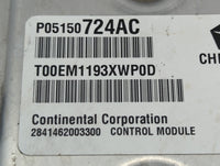 2013 Chrysler 200 PCM Engine Control Computer ECU ECM PCU OEM P/N:P05150724AC T00EM1193XWP0D Fits OEM Used Auto Parts - Oemu